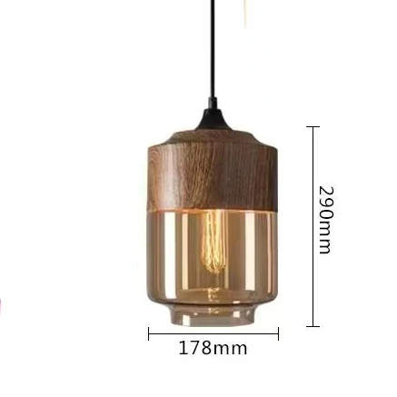 Modern Glass Hanging LED Light