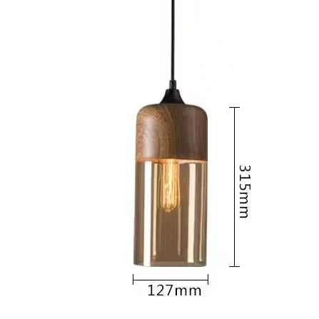 Modern Glass Hanging LED Light