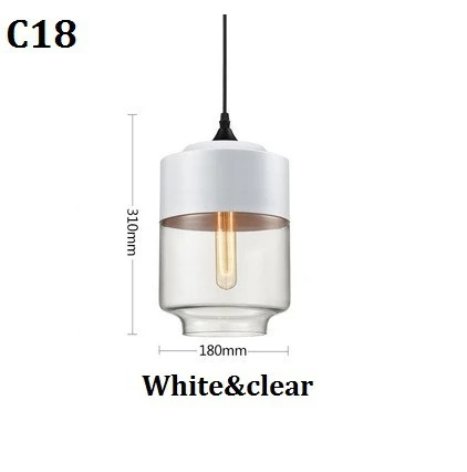 Modern Glass Hanging LED Light