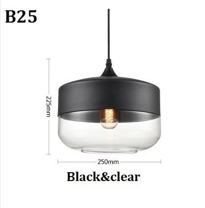 Modern Glass Hanging LED Light