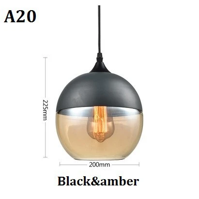 Modern Glass Hanging LED Light