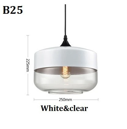 Modern Glass Hanging LED Light