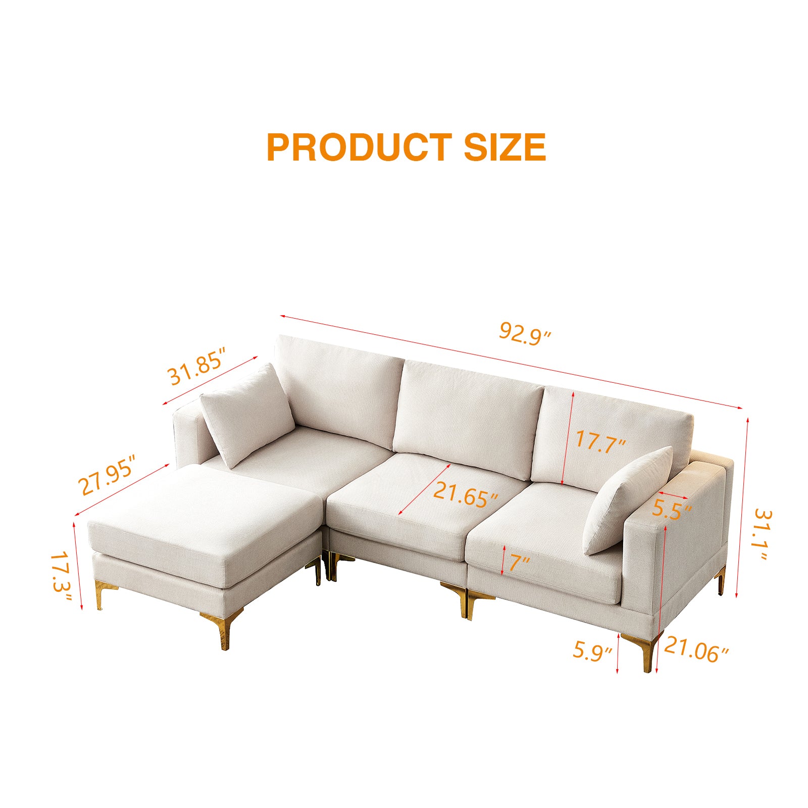 Aeillo Sectional Sofa