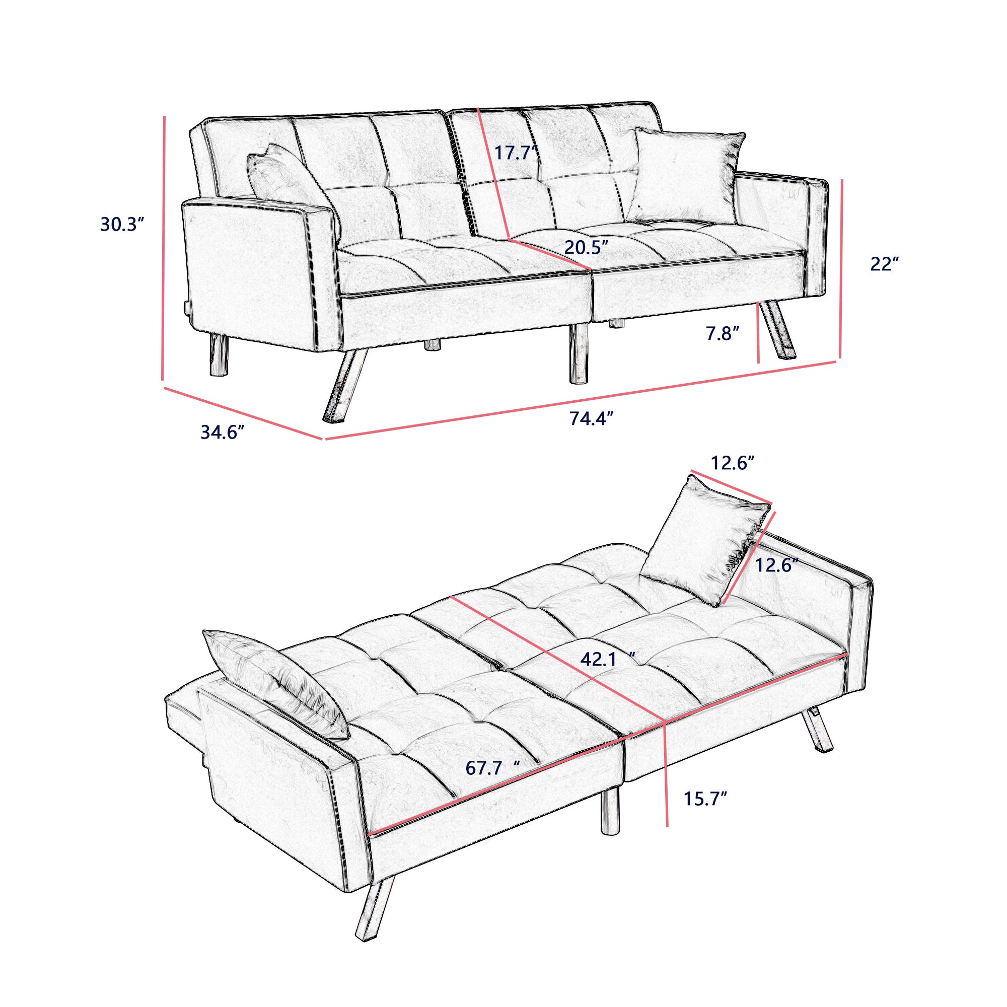 Angela Sofa Bed