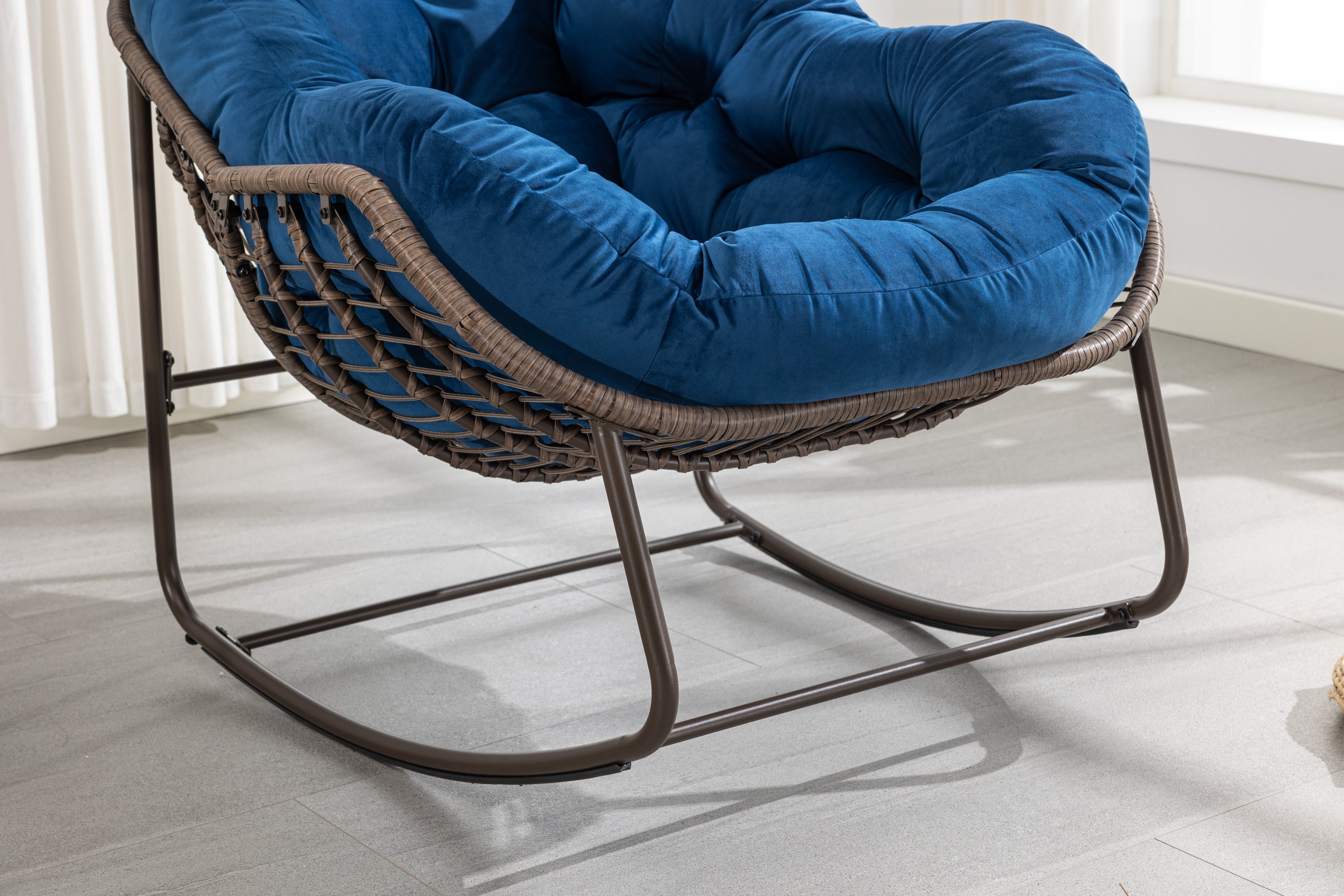 Rattan Navy Chair