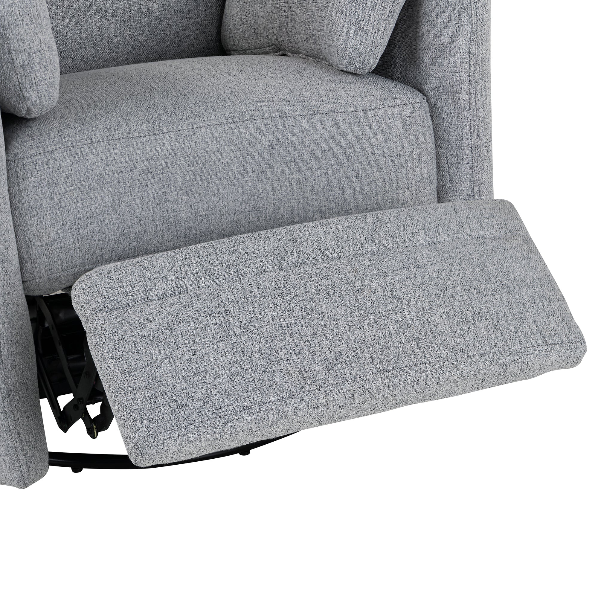 Leino Swivel Chair with Pillows