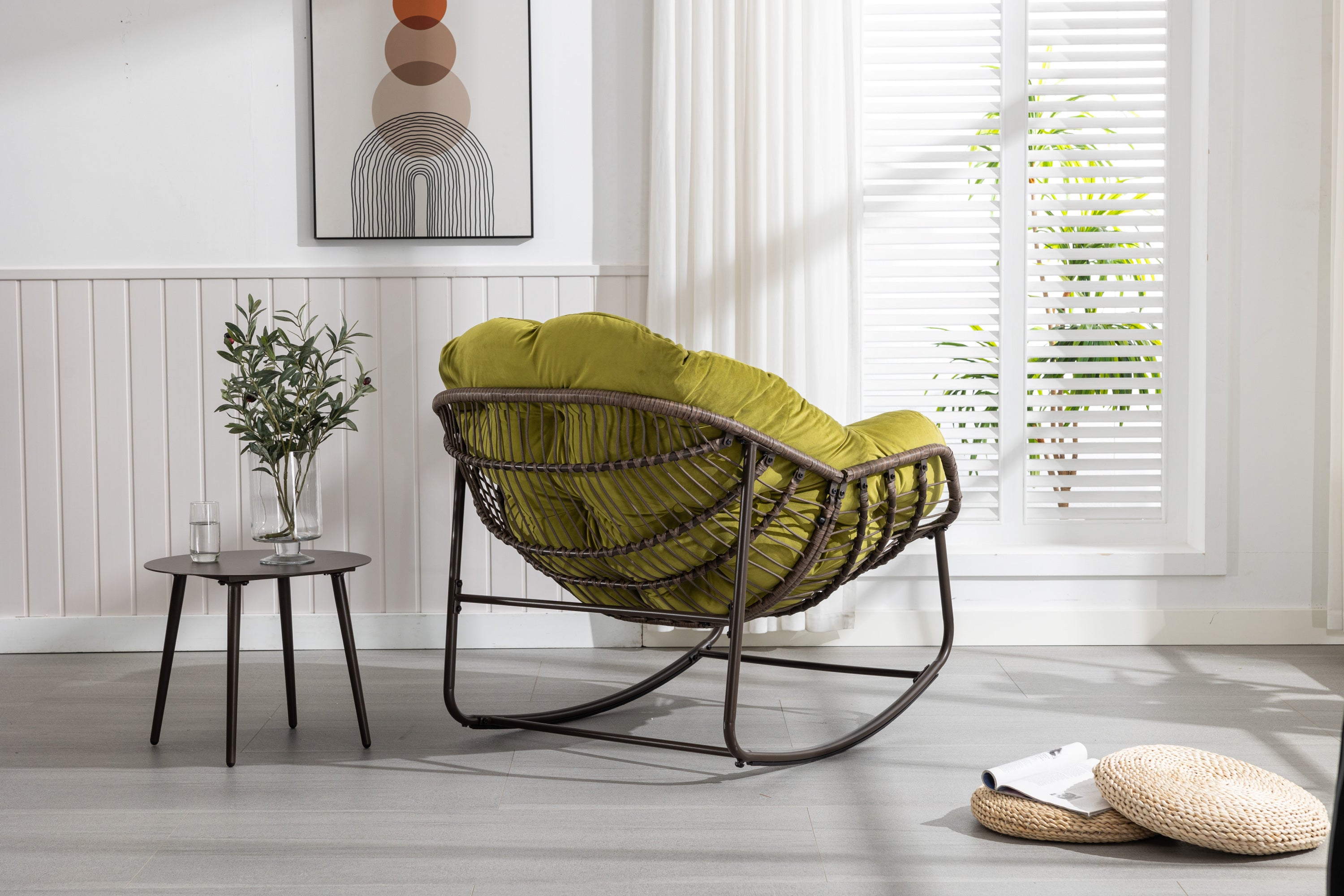 Rattan Olive Chair