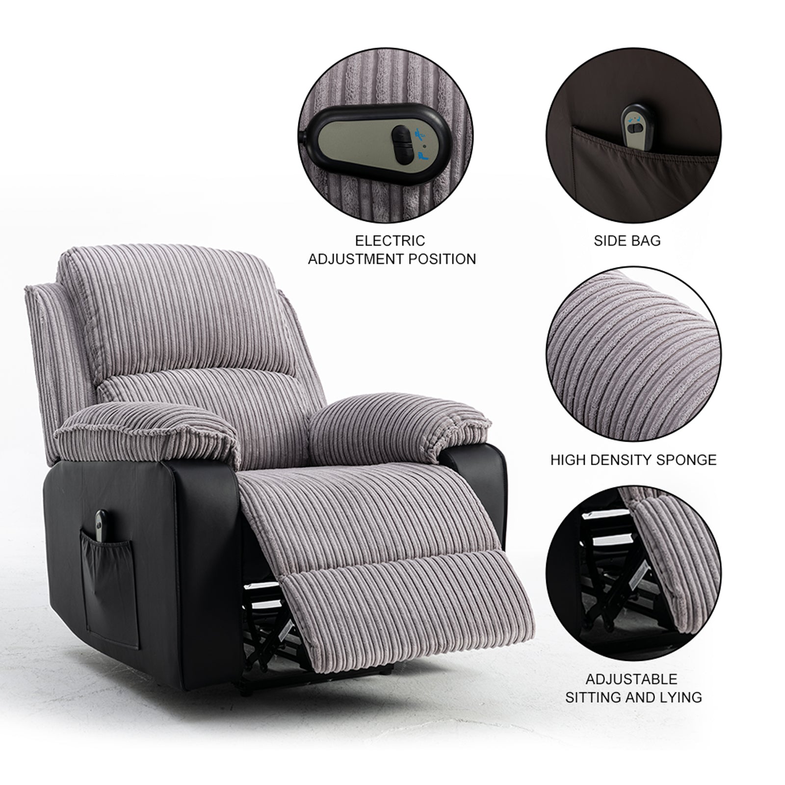 Avulda Fabric Recliner Chair