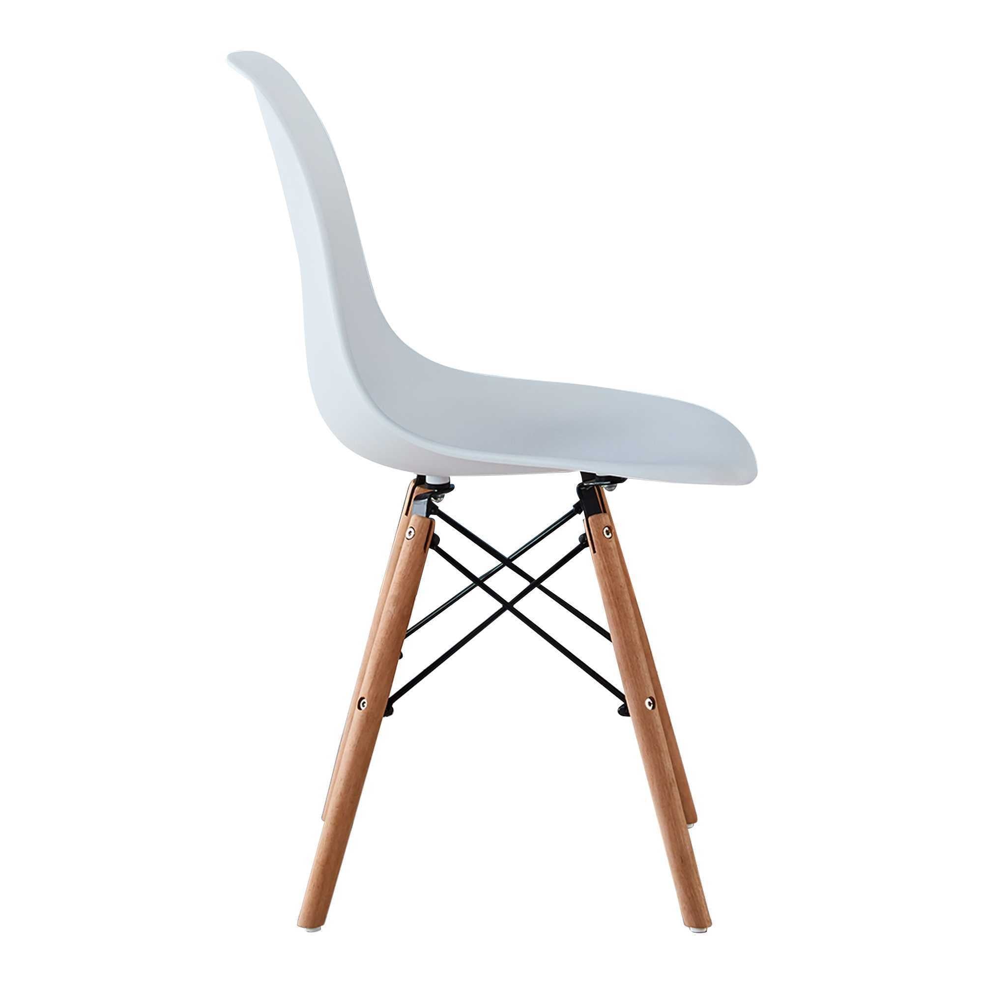 White Polypropylene Chairs (Set of 4)