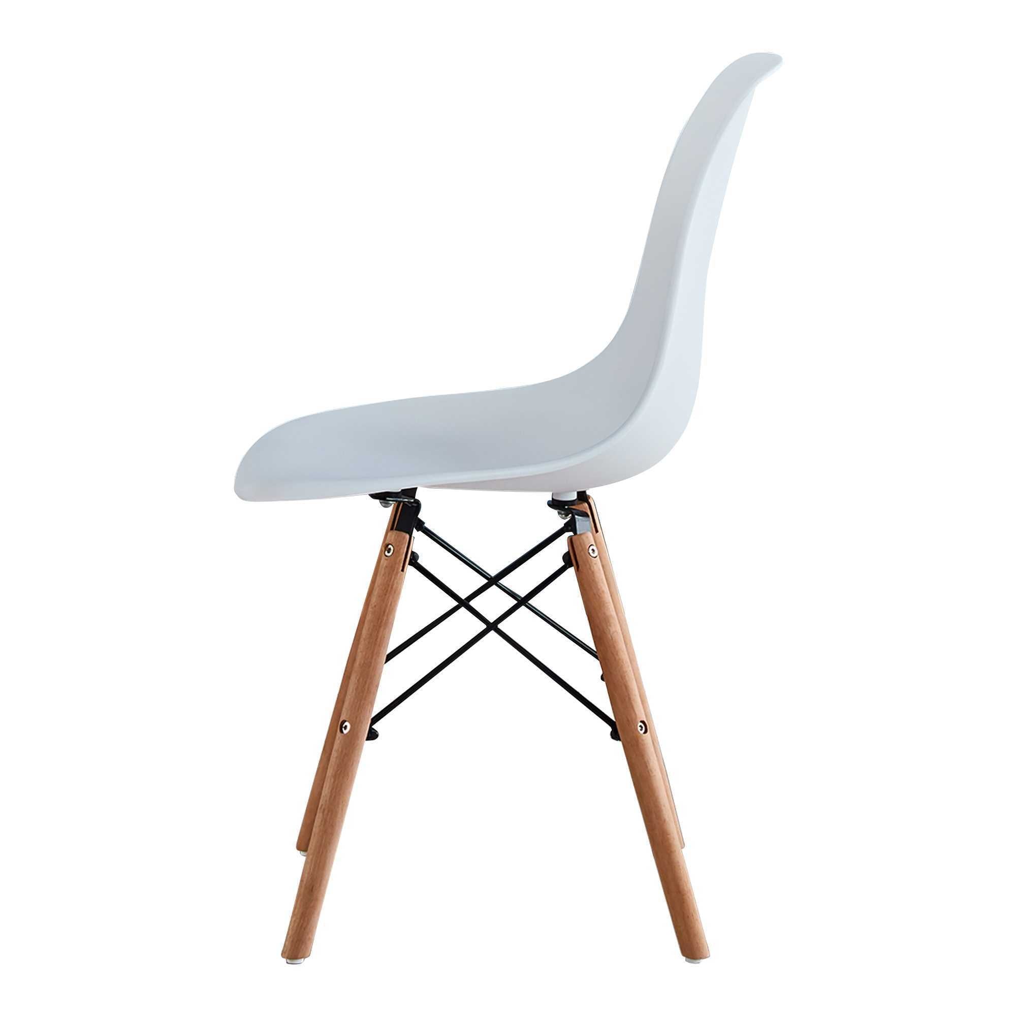 White Polypropylene Chairs (Set of 4)