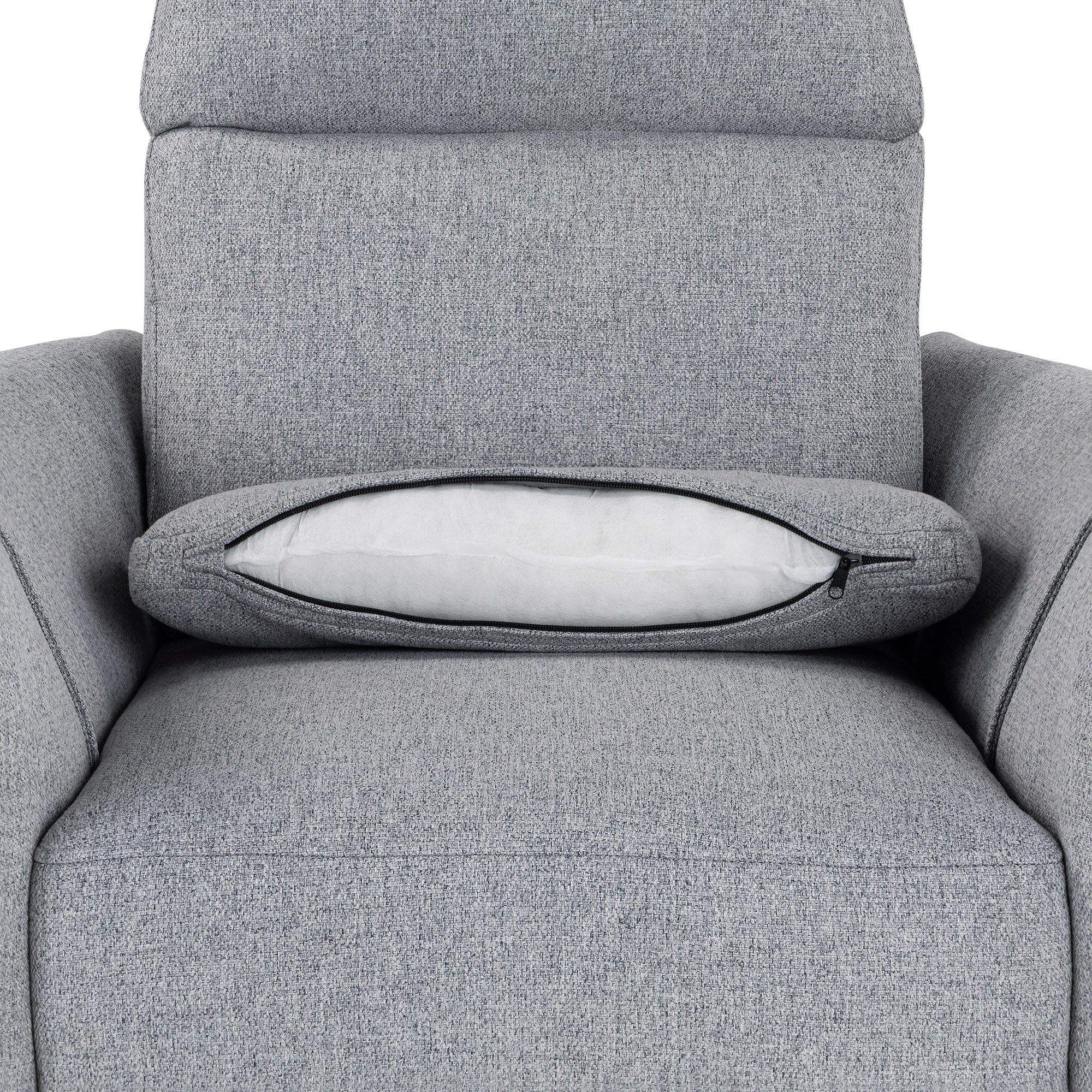 Leino Swivel Chair with Pillows