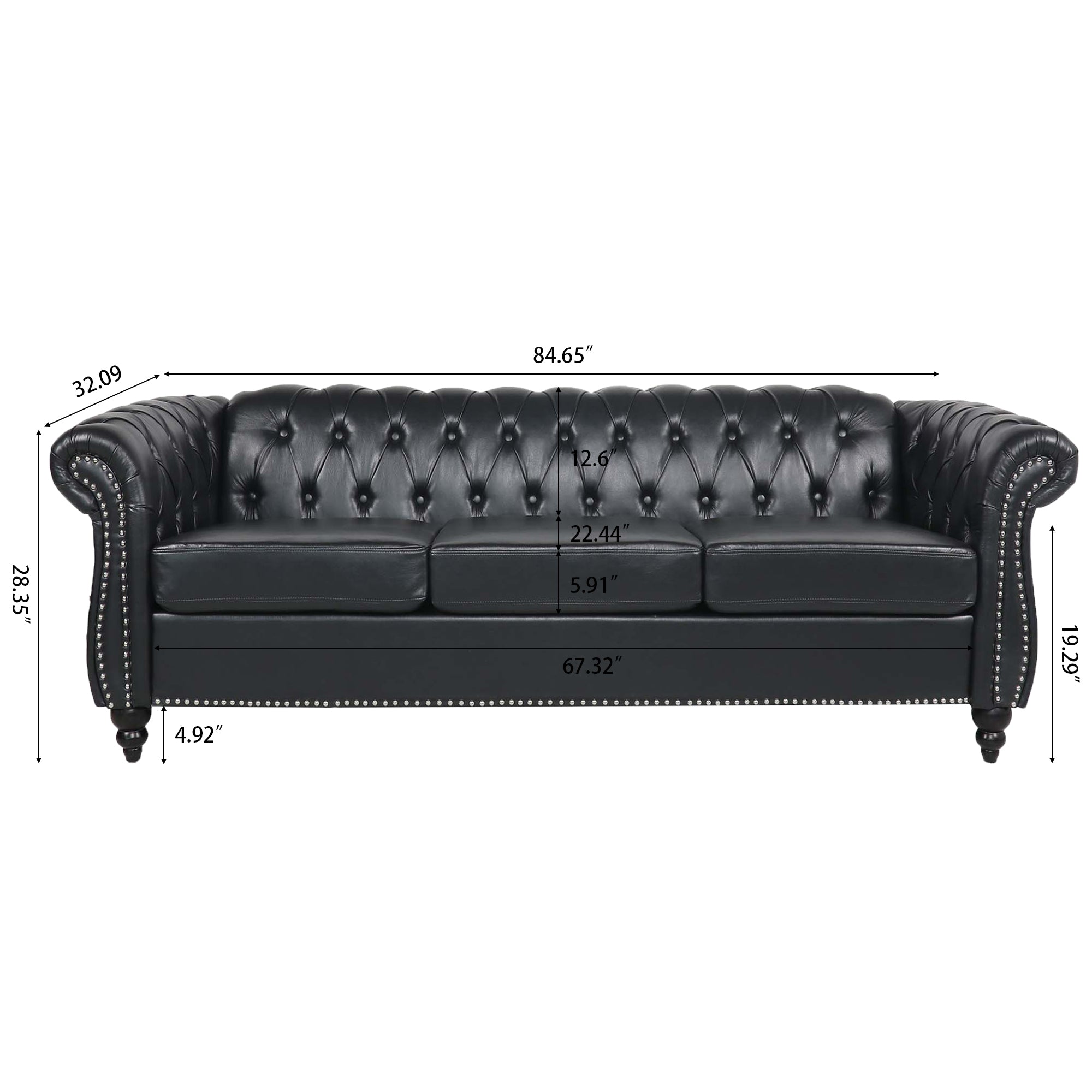 Kinglsey Chesterfield Sofa