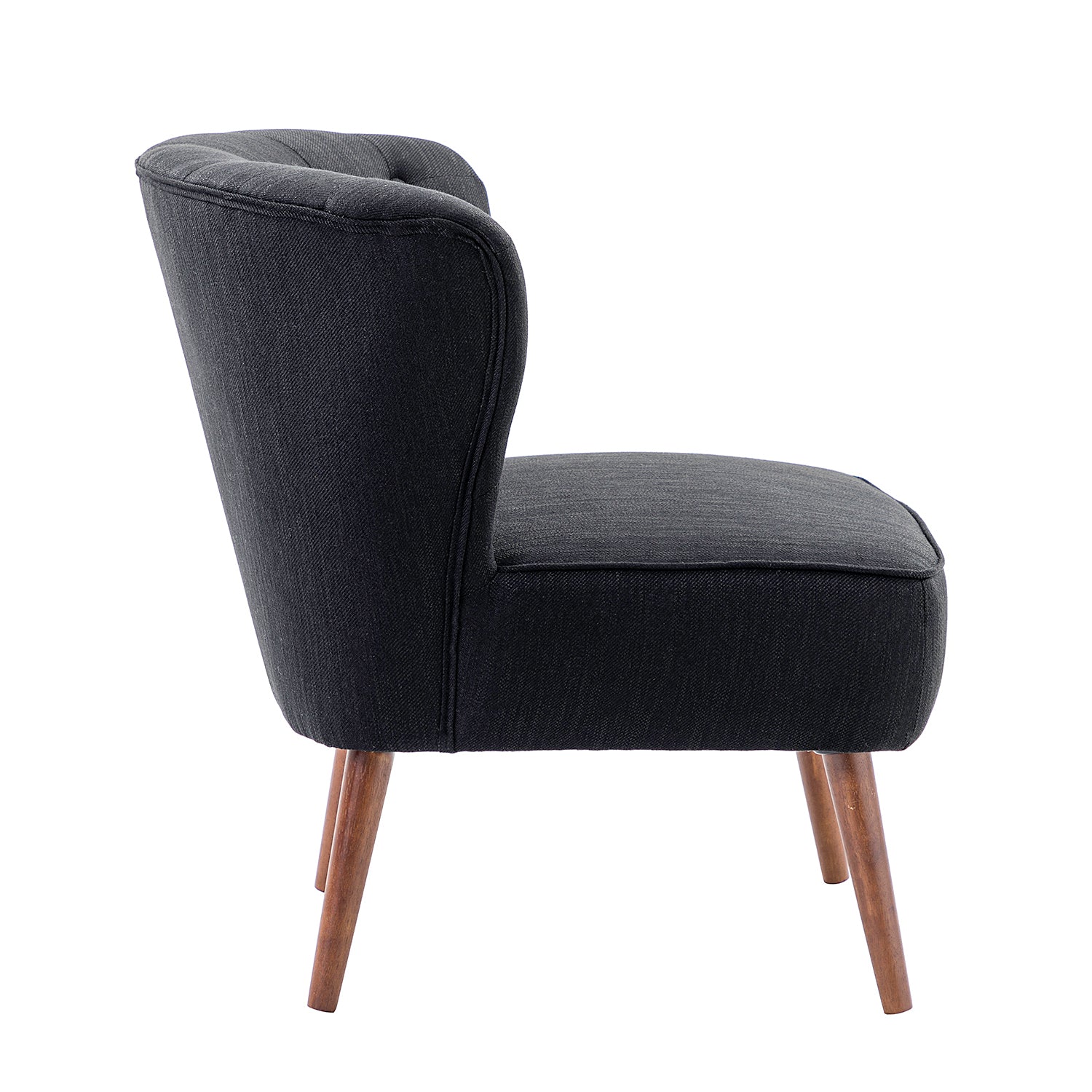 Black Caporaso Contemporary Side Chair