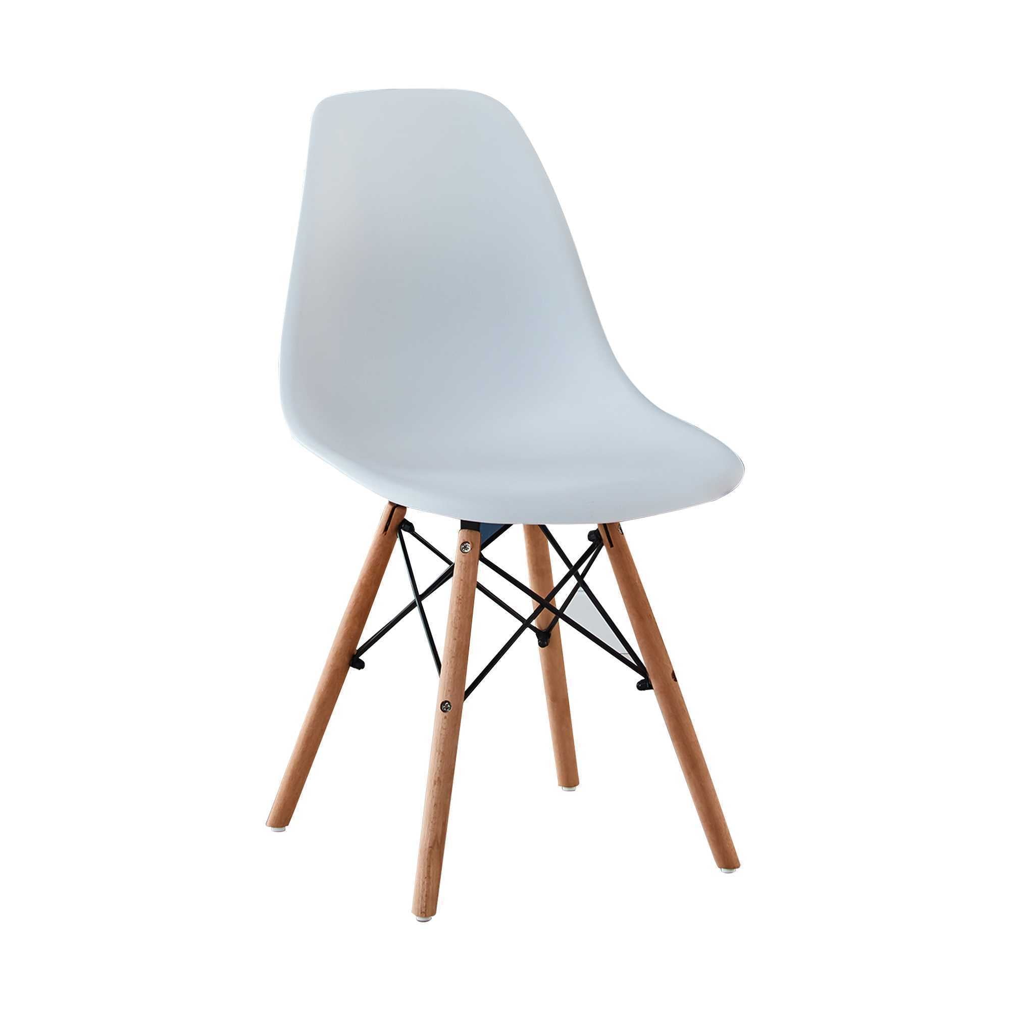 White Polypropylene Chairs (Set of 4)