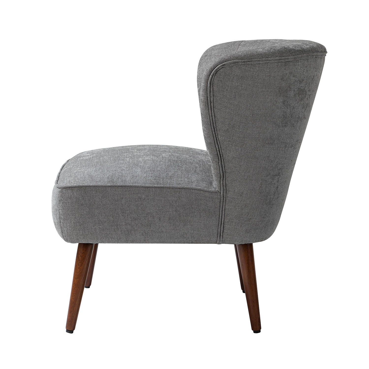 Grey Caporaso Contemporary Side Chair