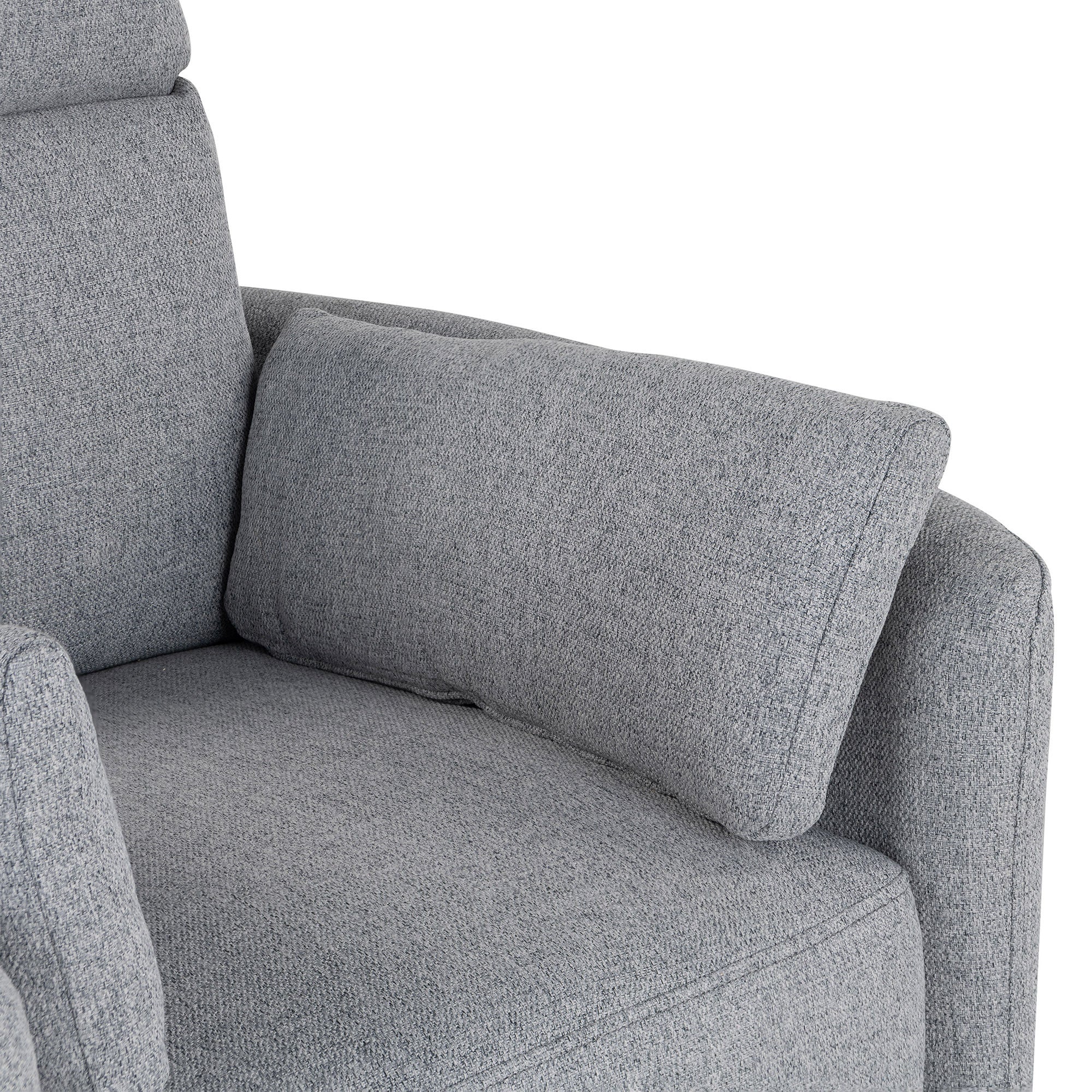 Leino Swivel Chair with Pillows