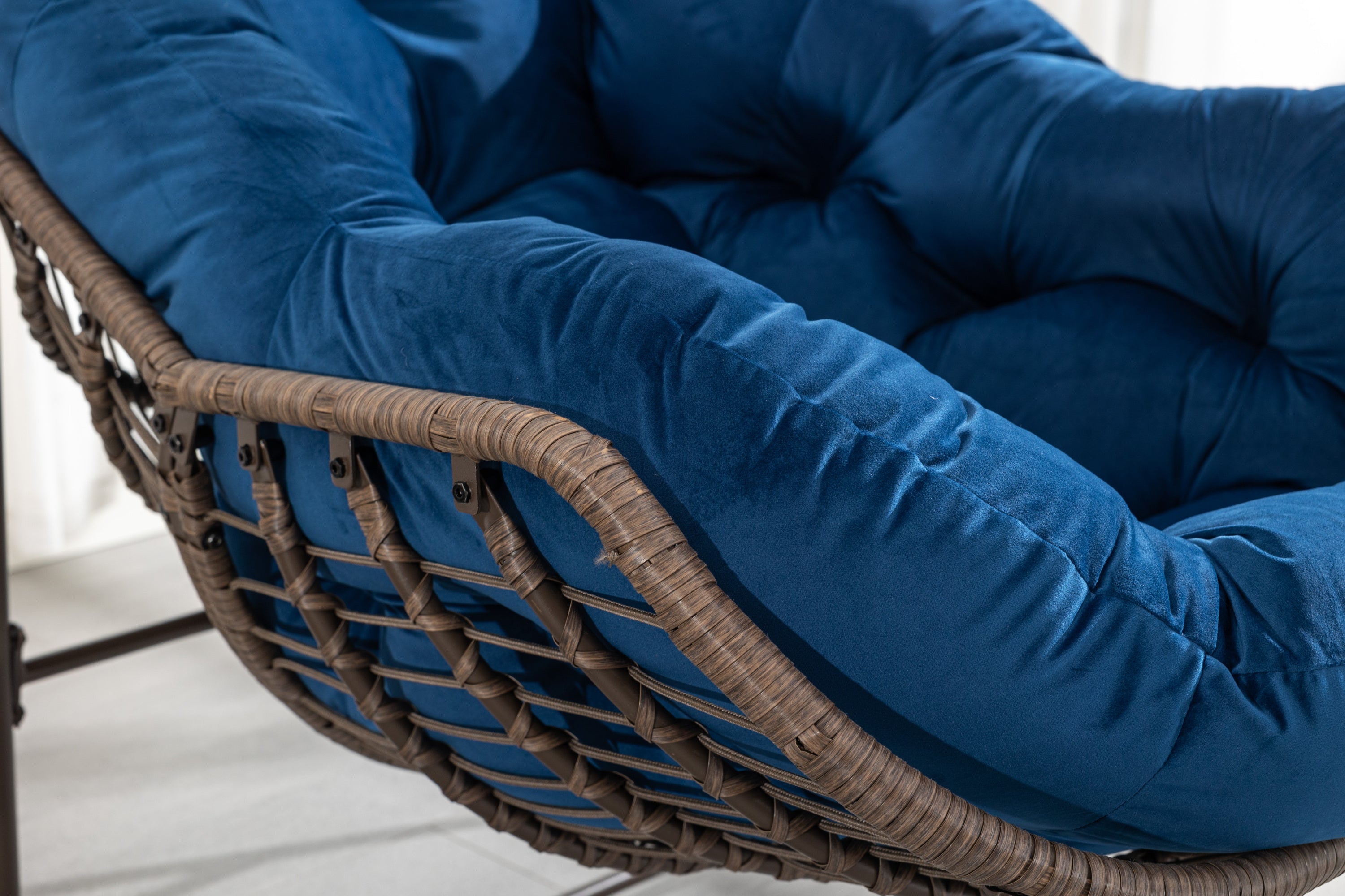 Rattan Navy Chair