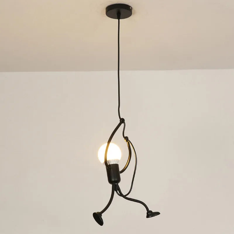 Vintage Iron Little Man Ceiling Lamp