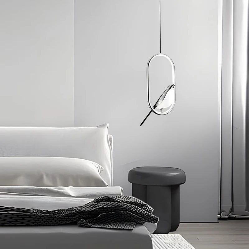 Nordic Magpie Bird LED Pendant Lamps