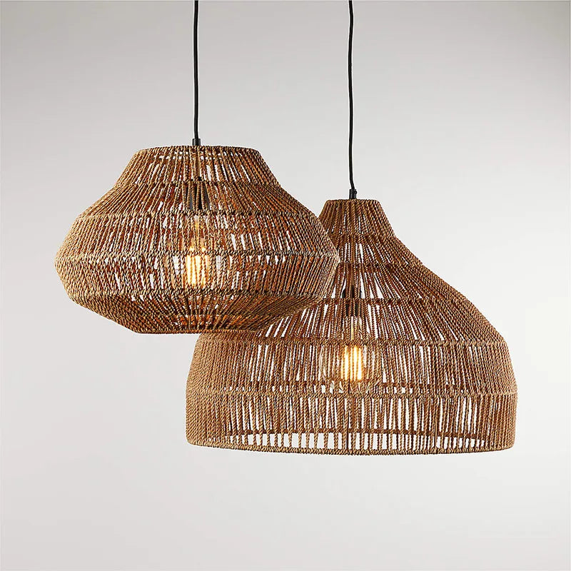 Japanese Paper Rope Lamps