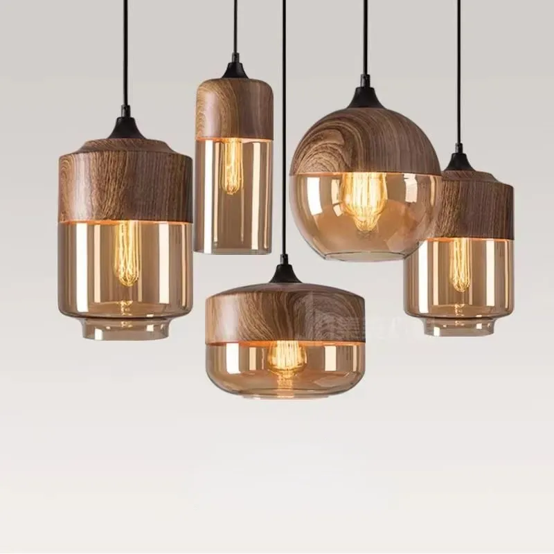 Modern Glass Hanging LED Light