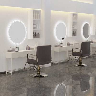 Intelligent Illuminated LED Round Mirror