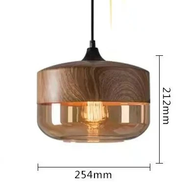 Modern Glass Hanging LED Light