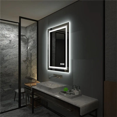 Dual Lights LED Bathroom Mirror