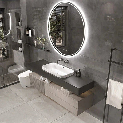 Intelligent Illuminated LED Round Mirror