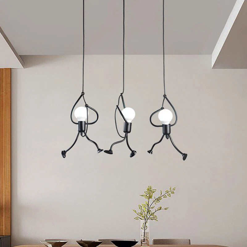 Vintage Iron Little Man Ceiling Lamp