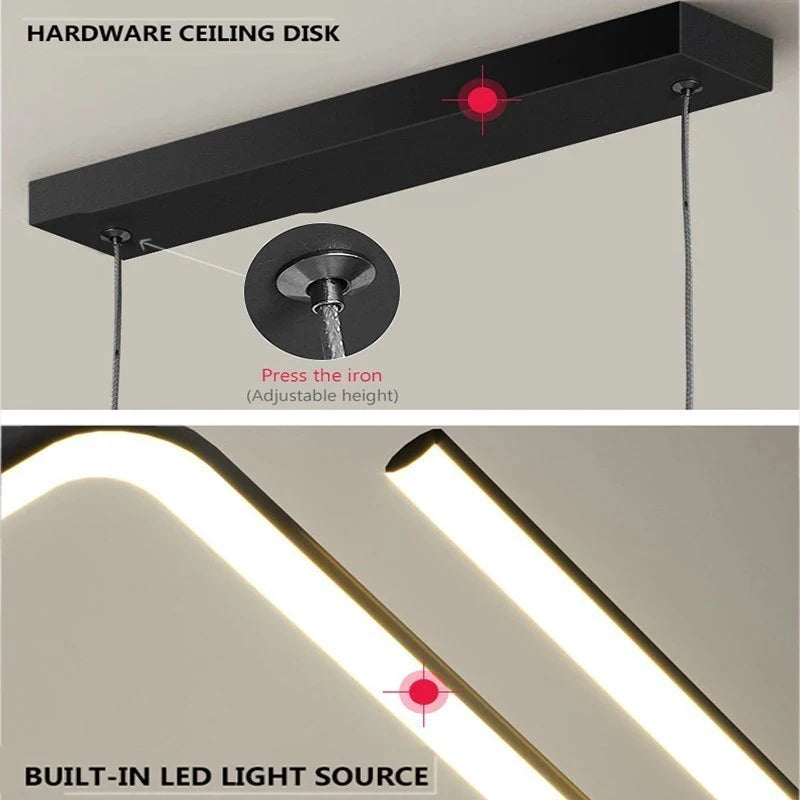 LED Long Line Pendant Light
