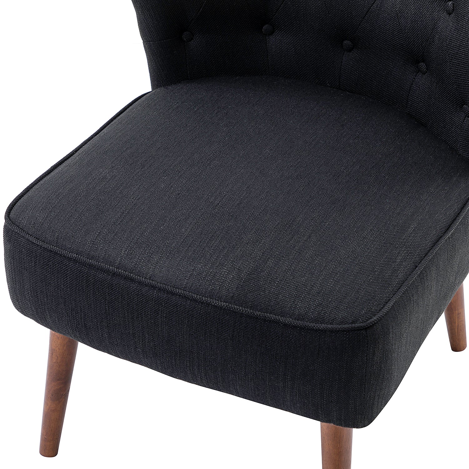 Black Caporaso Contemporary Side Chair