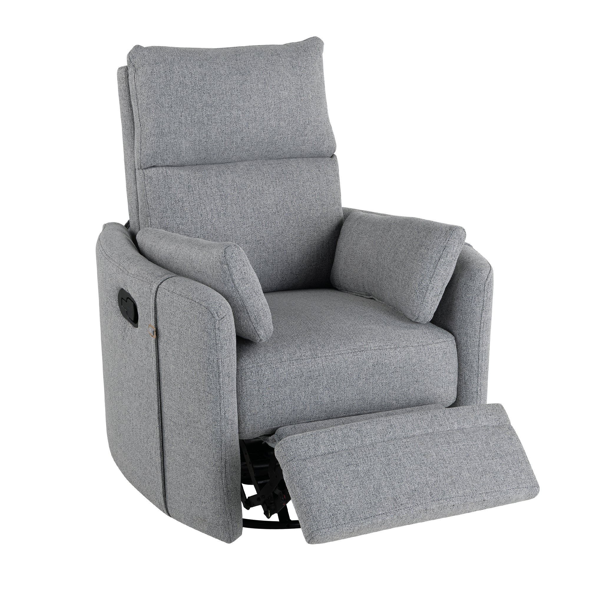 Leino Swivel Chair with Pillows