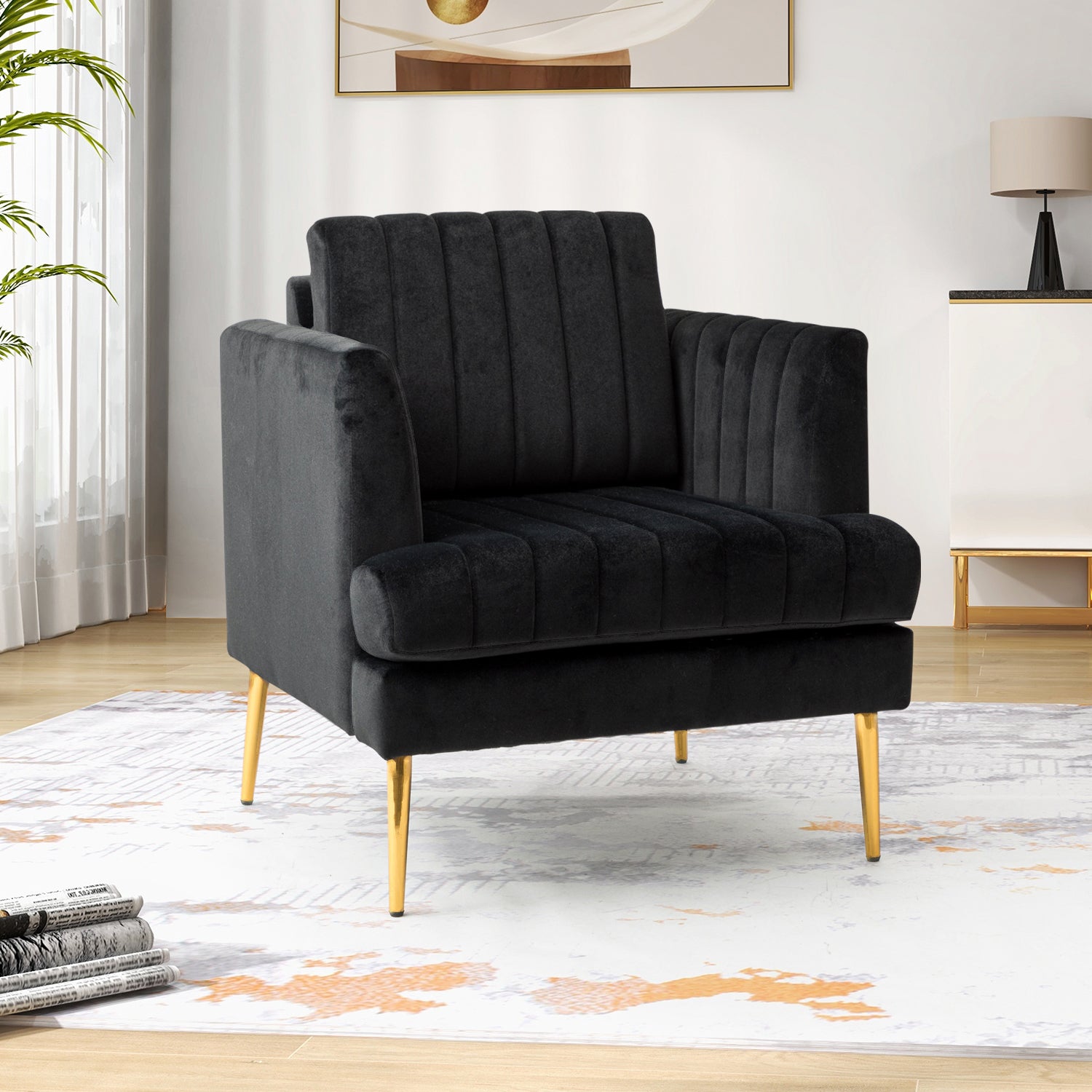 Lavinium Noir Accent Chair