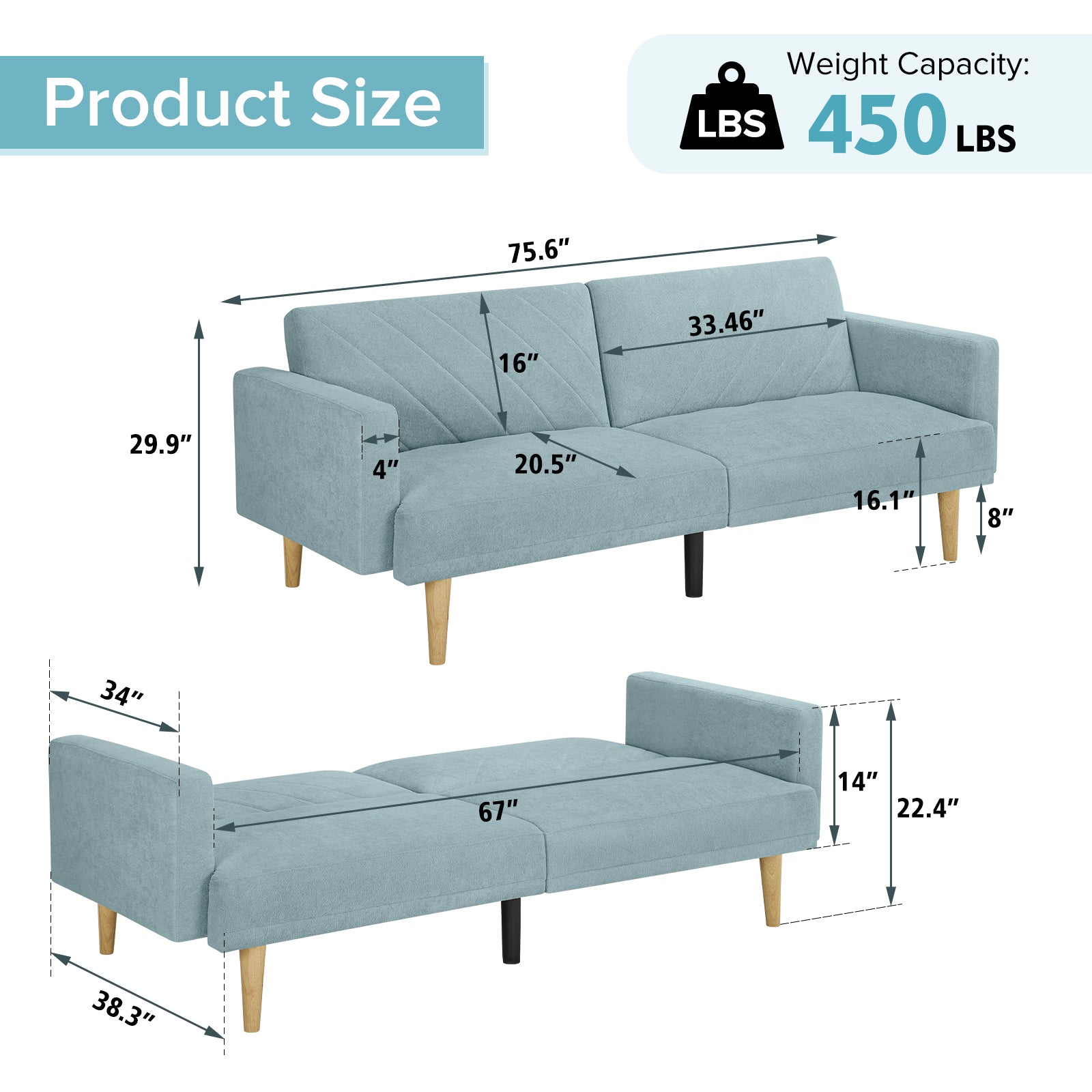 Kolson Futon Sofa Bed