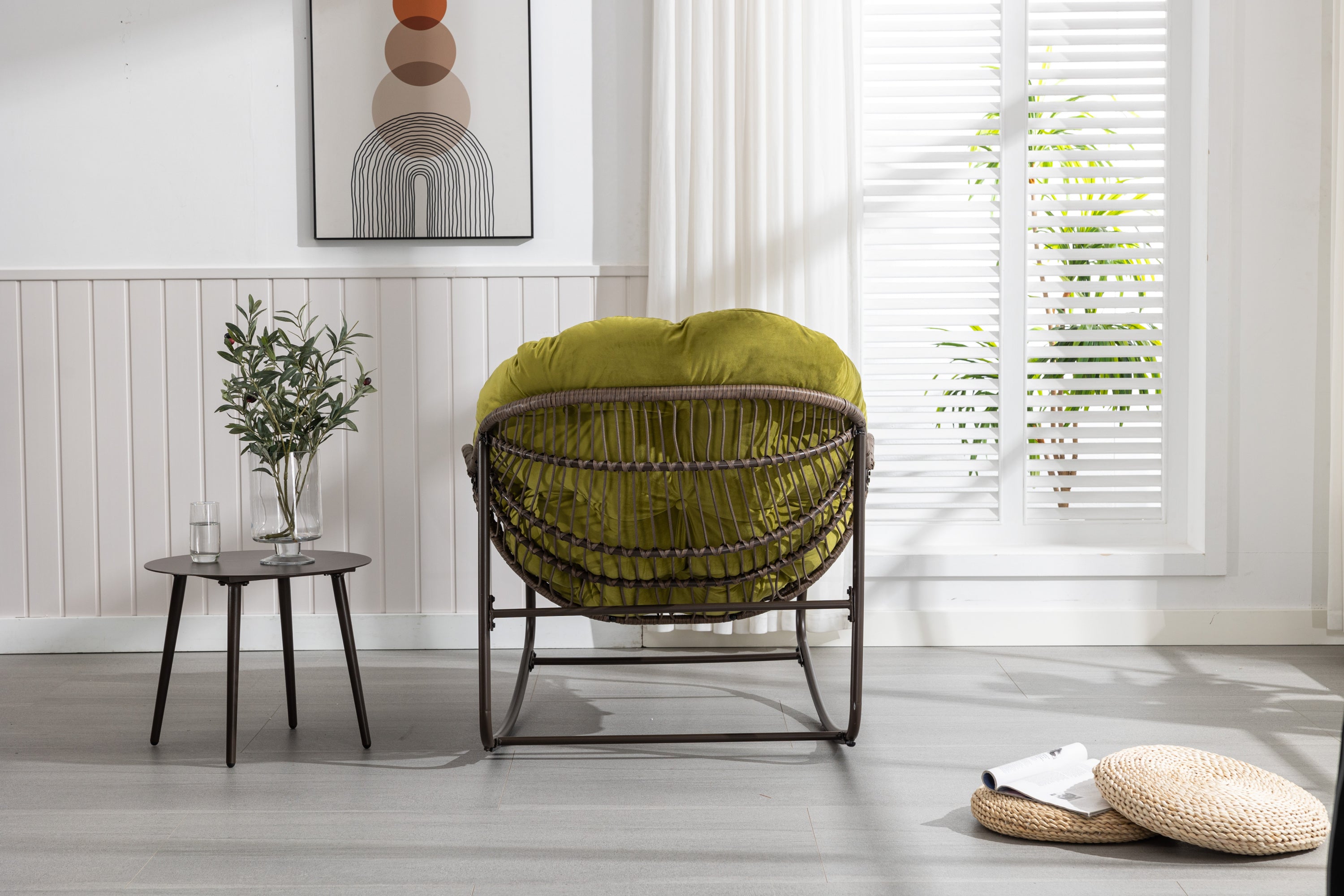 Rattan Olive Chair