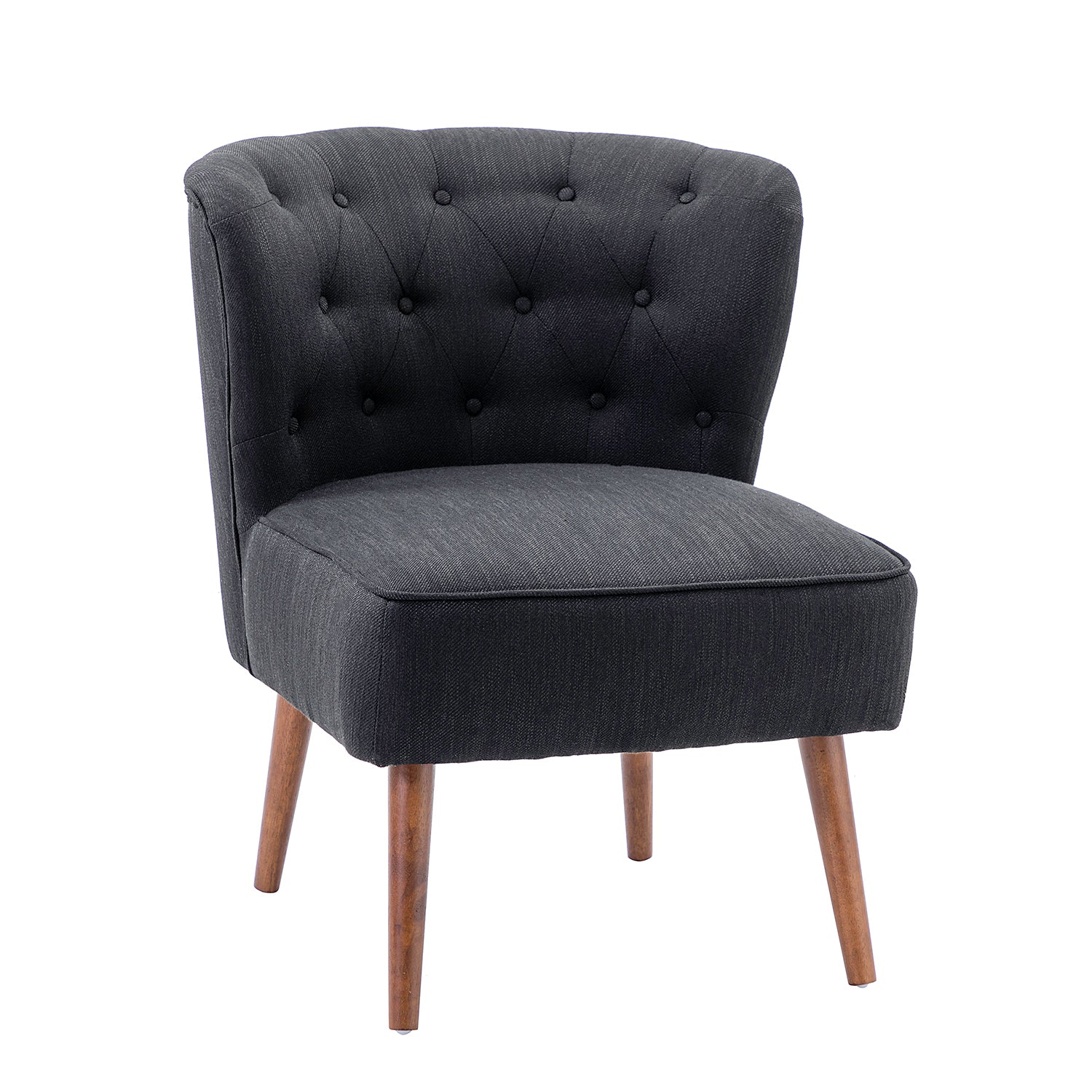 Black Caporaso Contemporary Side Chair