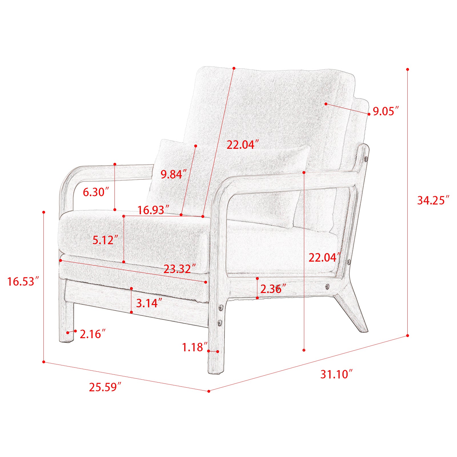 Teddy Oak Chair