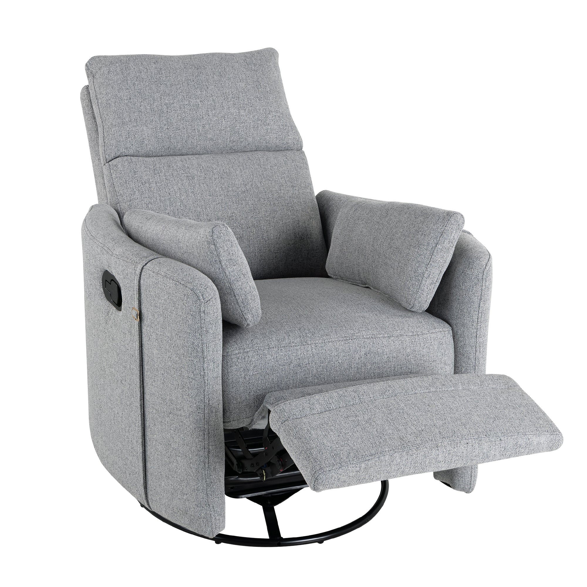 Leino Swivel Chair with Pillows